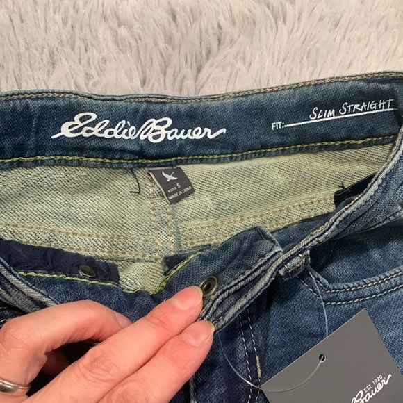 Eddie Bauer boys Flex Jeans slim straight (size 5) - Picture 3 of 7